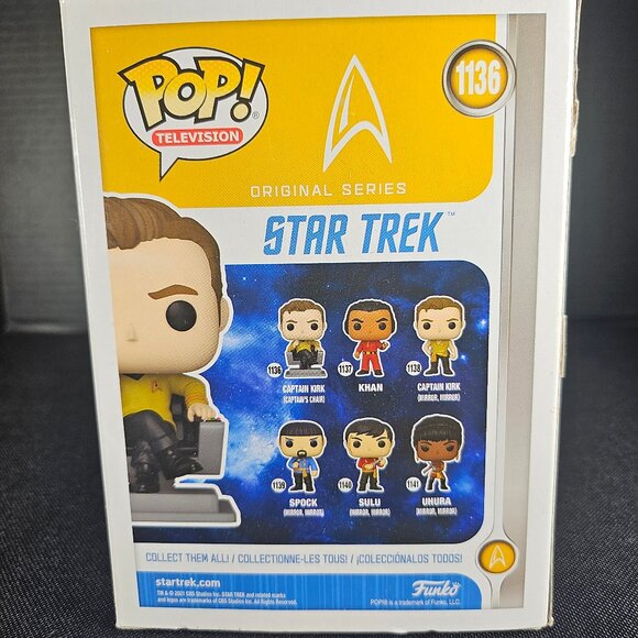 Funko Pop Television Star Trek The Original Series Figure Captain Kirk #1136 - Picture 4 of 11